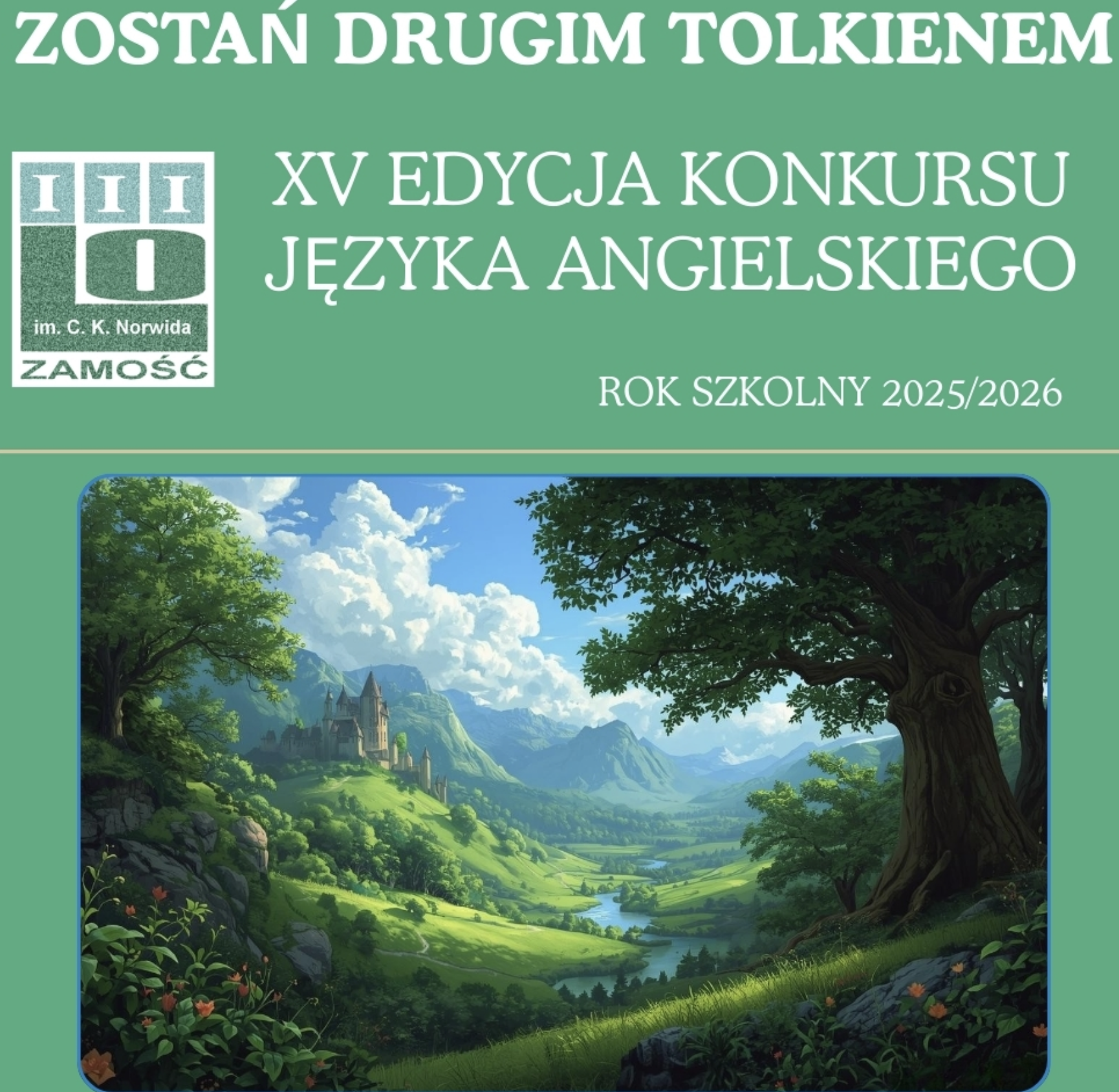 Wyniki XV edycji konkursu języka angielskiego ZOSTAŃ DRUGIM TOLKIENEM