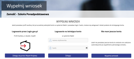 Rekrutacja do III LO w Zamościu – składanie wniosków w formie elektronicznej