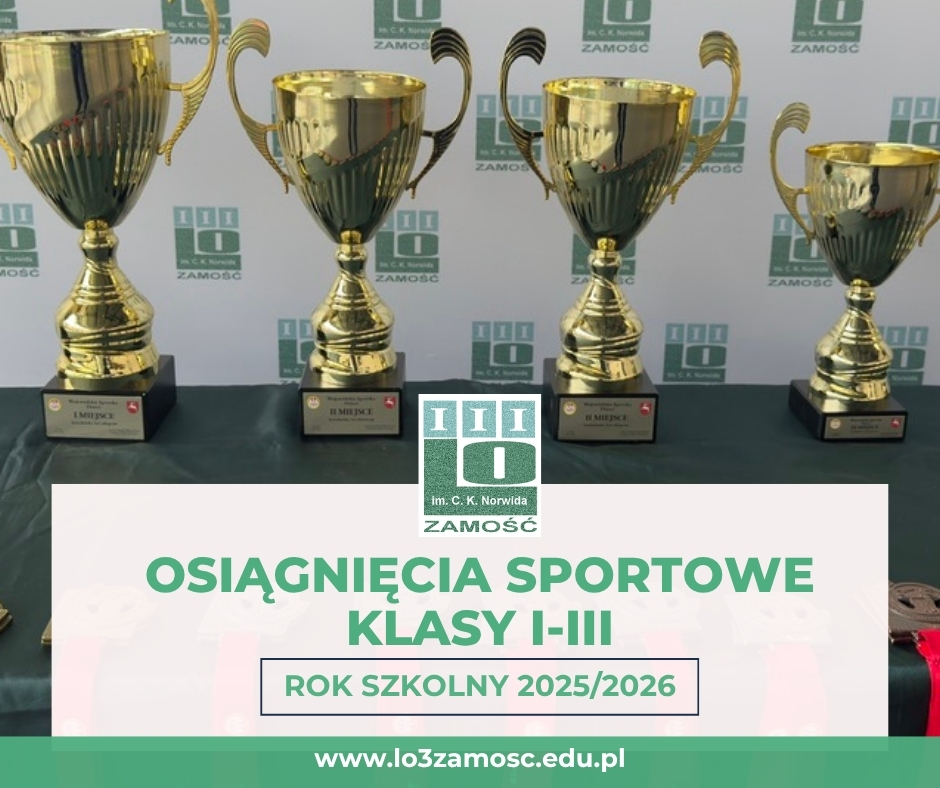 Osiągnięcia sportowe uczniów klas I–III w roku szkolnym 2025/2026