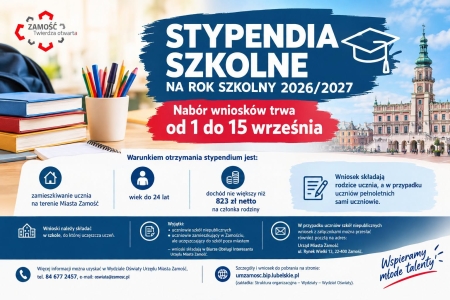 Stypendia szkolne 2026/2027