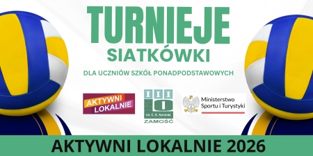 Turnieje siatkówki dla uczniów szkół ponadpodstawowych