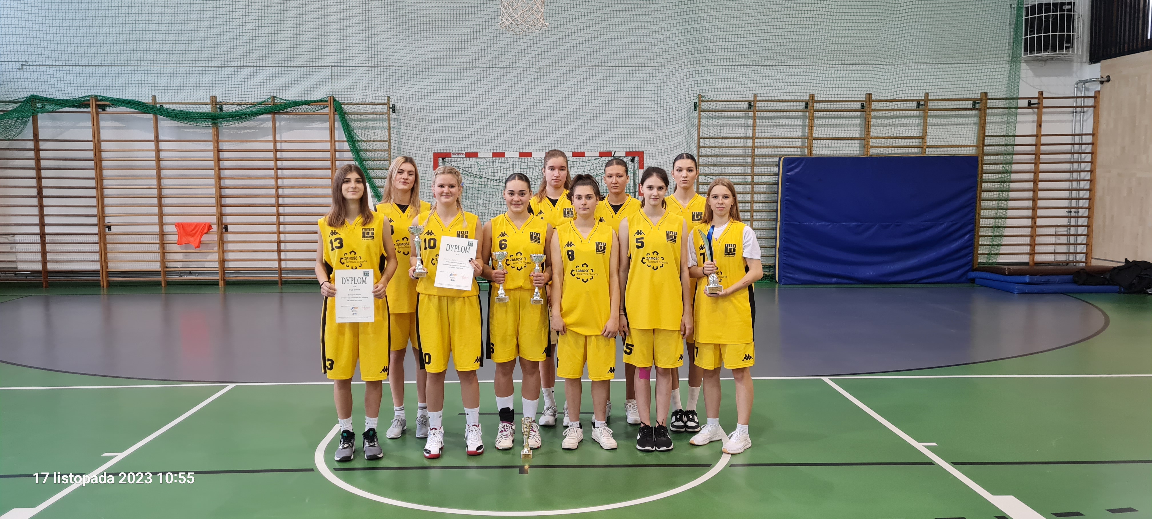 Podsumowanie Zamojskiej Ligi Koszykówki 3x3 i 5x5 dla uczniów szkół ponadpodstaw...