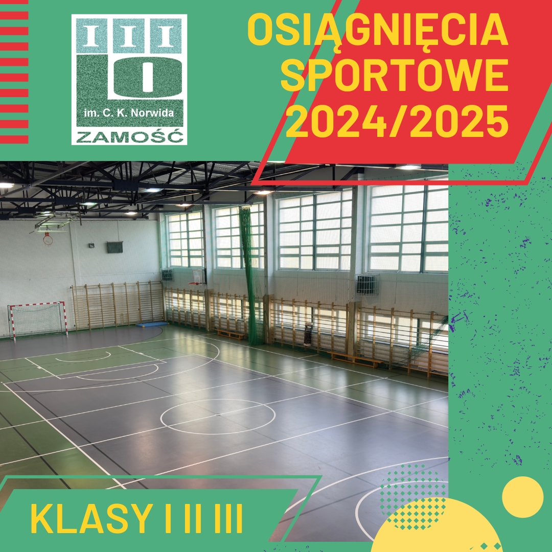Osiągnięcia sportowe uczniów klas I-III w roku szkolnym 2024/2025
