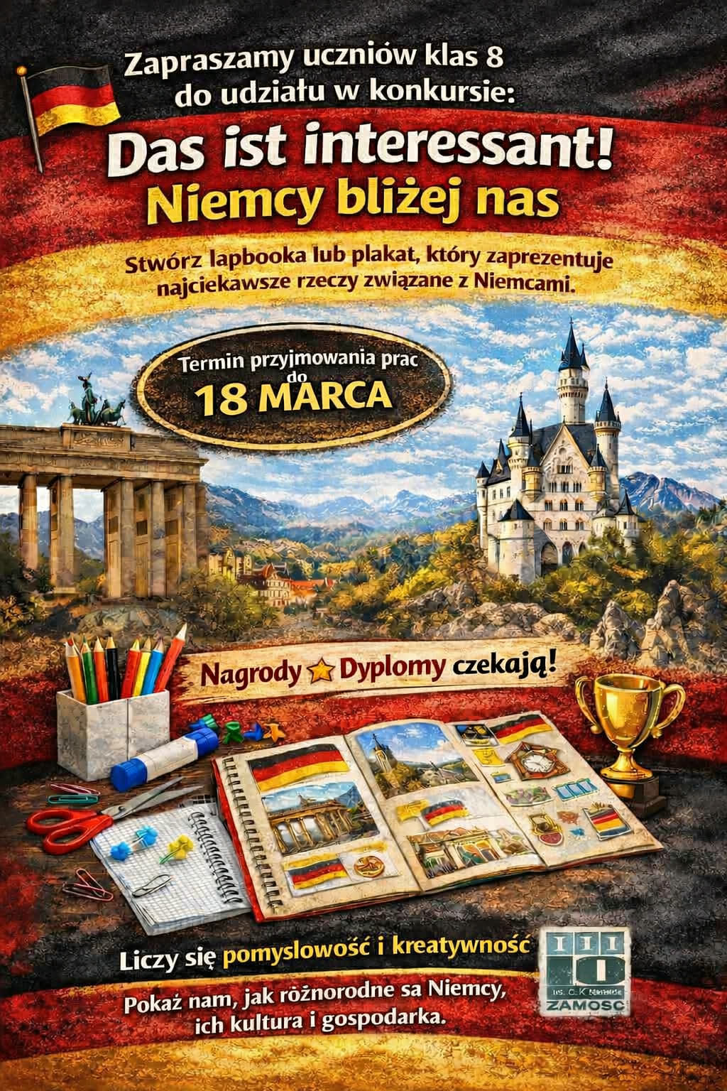 Konkurs językowy „Das ist interessant. Niemcy bliżej nas”